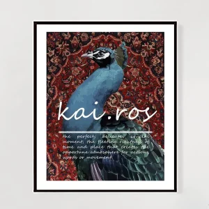 Ethnic Peacock Poster