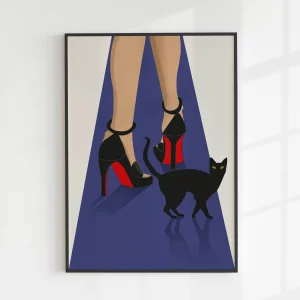 Catwalk İllüstrasyon Poster