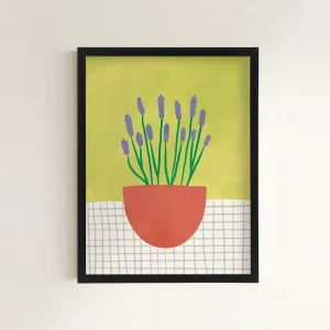 Orange Pot Bloom Baskı
