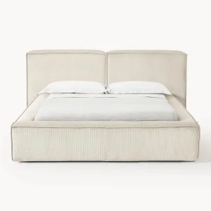 Soft Bej Bazalı Karyola