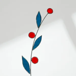 Kiş Güneşi - Minimal Vitray Çiçek