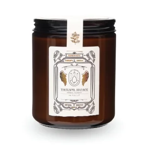 Günlük- İtir Uçucu Yağlı Amber Cam Soyalı Mum - Gramaj 100 gr
