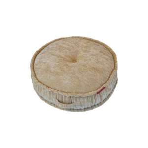 Ottoman Round Beige Minder