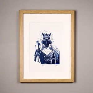 Hera // Orijinal Linol Baskı