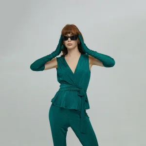 Taşlı Bluz Giselle