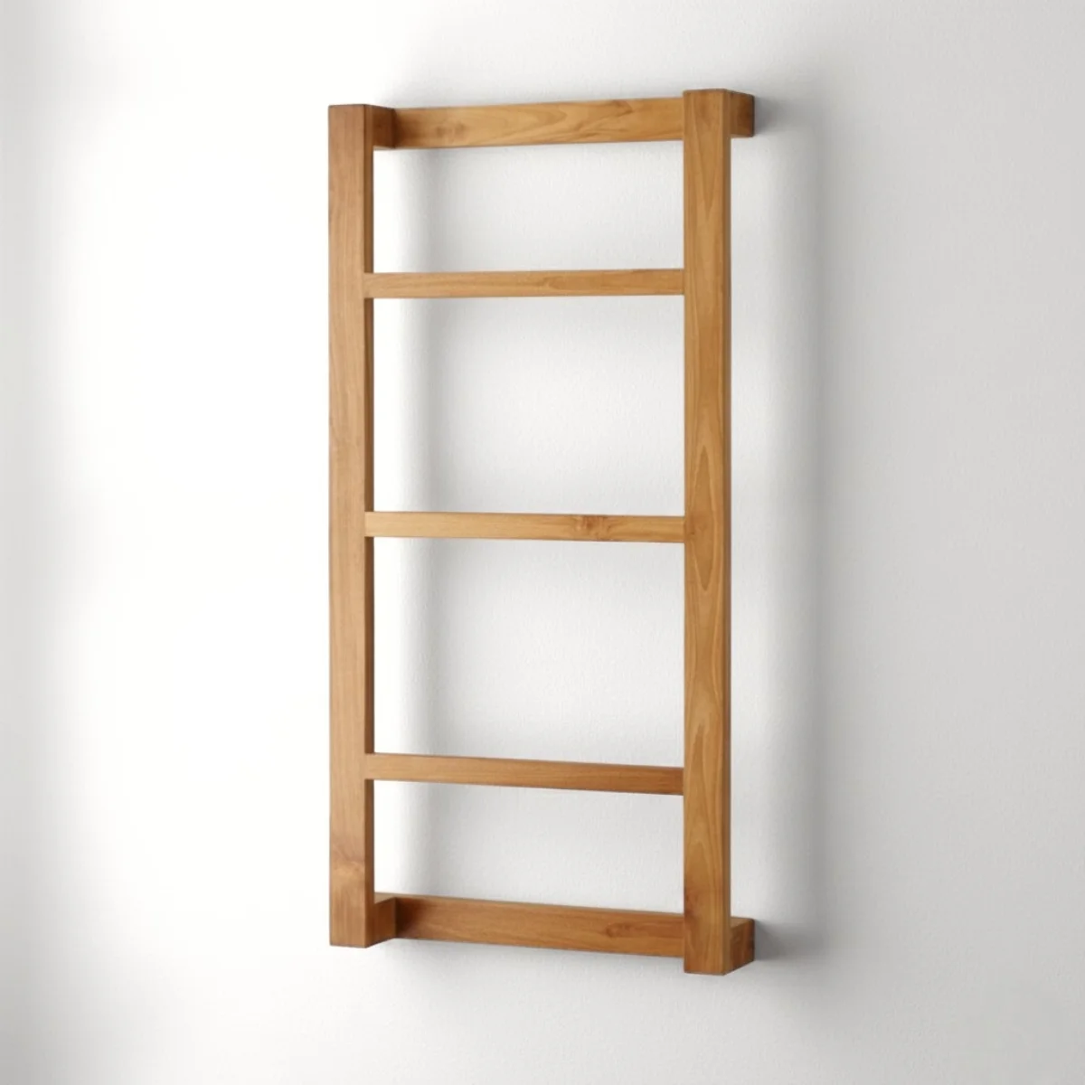 Wulan Towel Rack El Yapımı Ahşap Havluluk image 1
