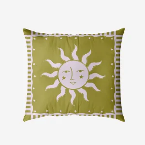 Helios Yeşil Yastık Kılıfı