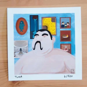 Sulu Tellak - Mini Kartpostal Dijital Baskı''