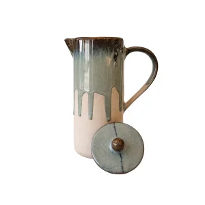 Akış Serisi El Yapımı Stoneware Servis Sürahisi