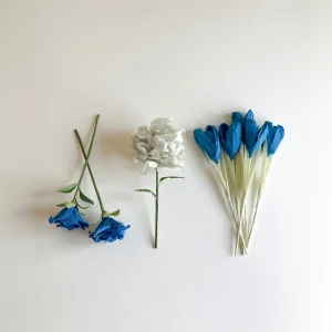 Paper Blooms! Mavi Karışık Buket