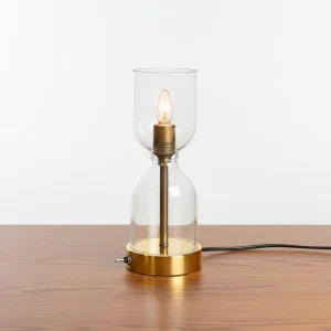 Hourglass - Upcycle El Yapımı Cam Masa Lambası