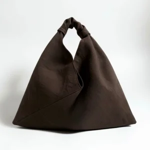 Küçük Keten Origami Çanta