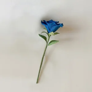 Paper Blooms! Mavi Gül Buketi