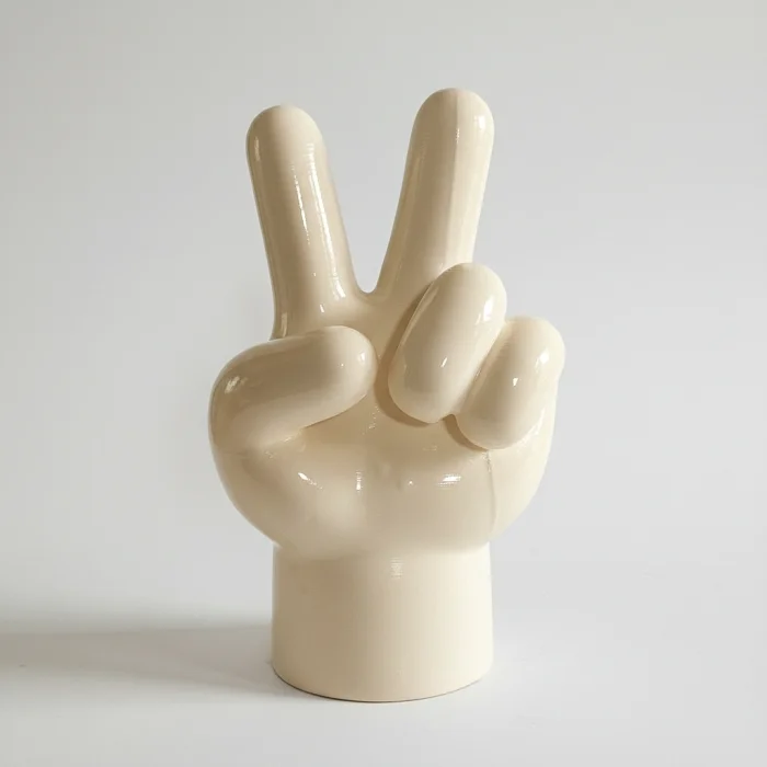 The Peace Hand Krem Dekoratif Obje image 1