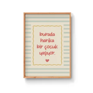 Harika Çocuk Art Print Poster