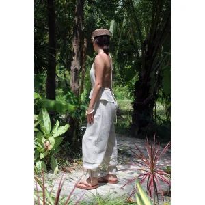 Leela Naturel Keten Pantolon