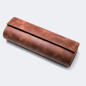 Tobacco Watch Roll Dörtlü Deri Saat Kutusu