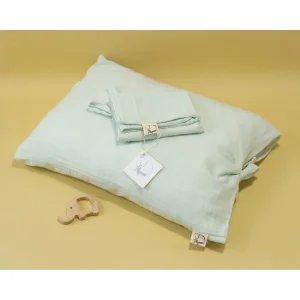 Mint Müslin Yastık Kılıfı
