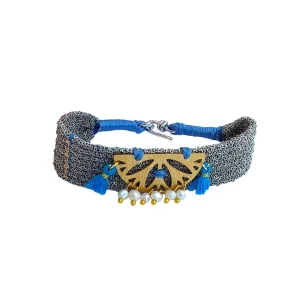 Solena Mare - Mediterranean Blue Dokuma Bileklik