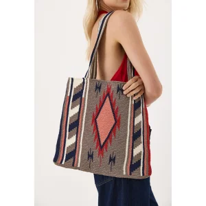 Kilim Desenli Wayuu Kol Çantası