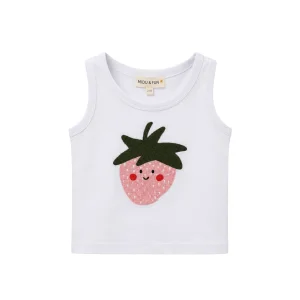 Strawberry Çilek Nakışlı Çocuk Atlet