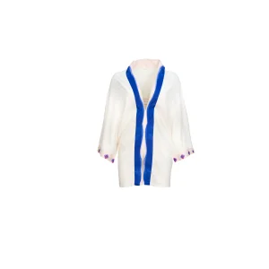 Spiral Fish Multi Pamuklu Kimono