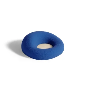 Nubo Mavi Dokulu Seramik Tealight Mumluk