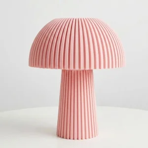 Dome Pastel Pembe Gece Lambası