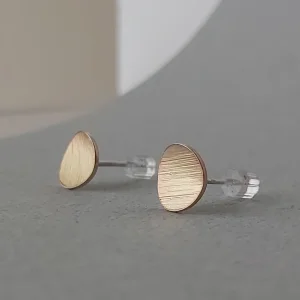 Concave Pirinç Küpe