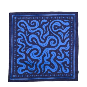 Metroline Mavi Pamuklu Bandana