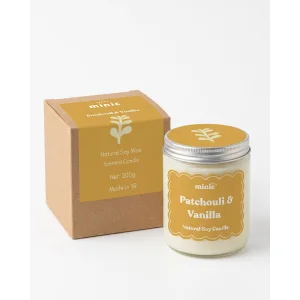Patchouli & Vanilla Doğal Soya Mum