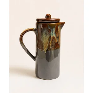 Akış Stoneware El Yapımı Sürahi