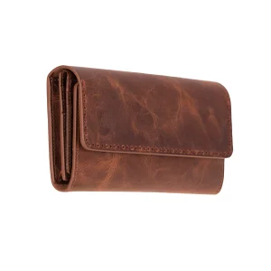 Aura Saddle Heritage Taba Hakiki Deri Cüzdan