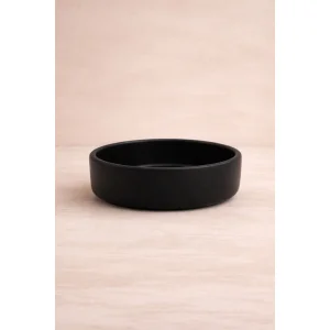 Stoneware Siyah Sunum Kasesi