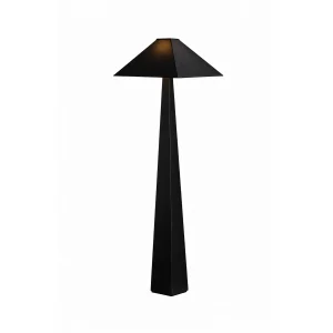 Mami Wooden Handmade Black Floor Lamp