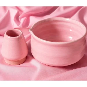 El Yapımı Matcha Chawan & Whisk Tutucu Seti