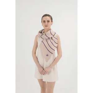 Horizon Pudra Twill İpek Şal
