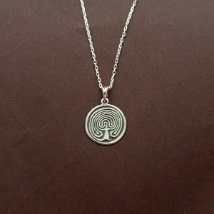 Labyrinth Tılsım 925 Ayar Gümüş Kolye