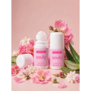 Soft Bloom Çiçeksi & Pudralı Doğal Deo Roll-on