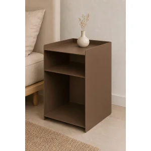 Inora Light Brown Nightstand & Side Table