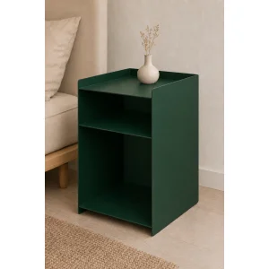 Inora Dark Blue Nightstand & Side Table