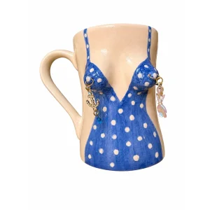 Blue Swimsuit Large Mug