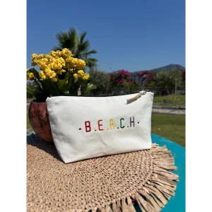Beach Embroidered Daily Pouch