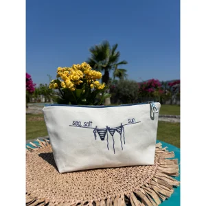 Sea Salt Embroidered Daily Bag