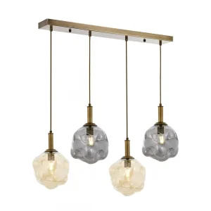 Eskitme Kaplama Metal Modern Avize