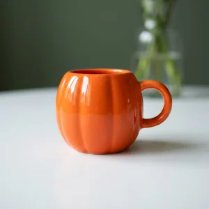 Pumpkin Pop Turuncu Seramik Kupa