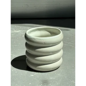 Ribbed Beyaz Kupa