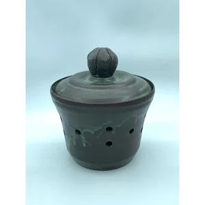 No:89 Stoneware Sarımsak Saklama Kabı