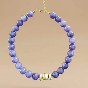 Pigment Mor Jade Kolye