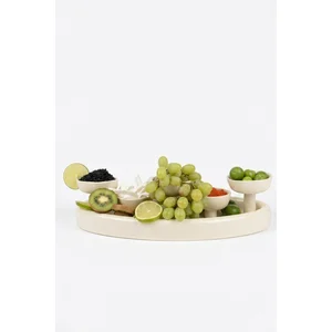 Stoneware Atıştırmalık Sunum Tabağı